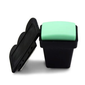 Purplebox®-Nagelstempel & schraper – Zwart/Groen