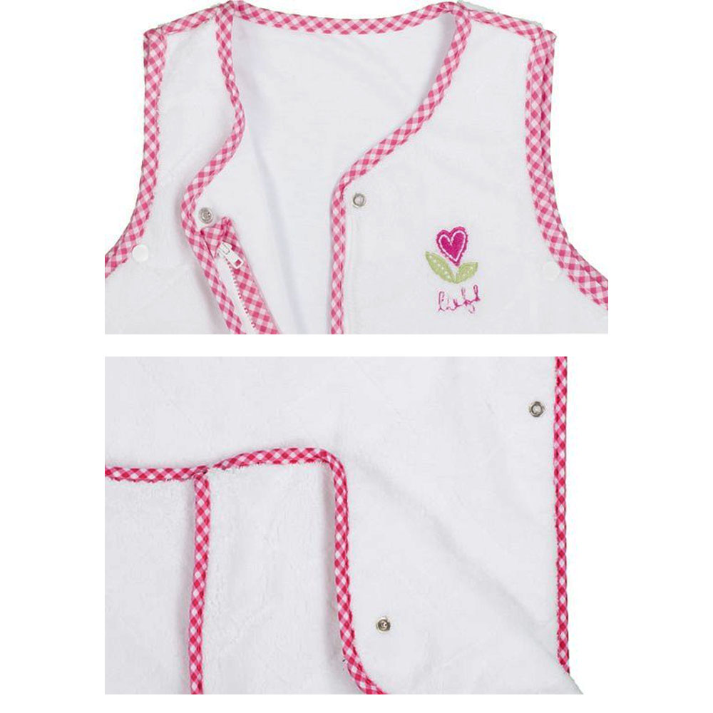 Lief! Girl Uni - Slaapzak - 12-18 maanden / 110 cm - Katoen - Wit - Afbeelding 2