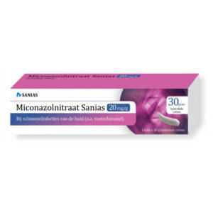 Miconazolnitraat Sanias 20 mg/g, hydrofiele crème